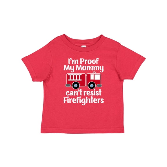 Inktastic Firefighter Daddy Baby Fireman Boys or Girls Baby T-Shirt