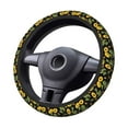 thumbnail image 4 of Daiia Bees and Sunflowers Steering Wheel Cover Auto Steering Wheel Covers Breathable Anti-Slip Steering Wheels Car Interior Decor Accessories for Men Women Universal 15 Inch, 4 of 8