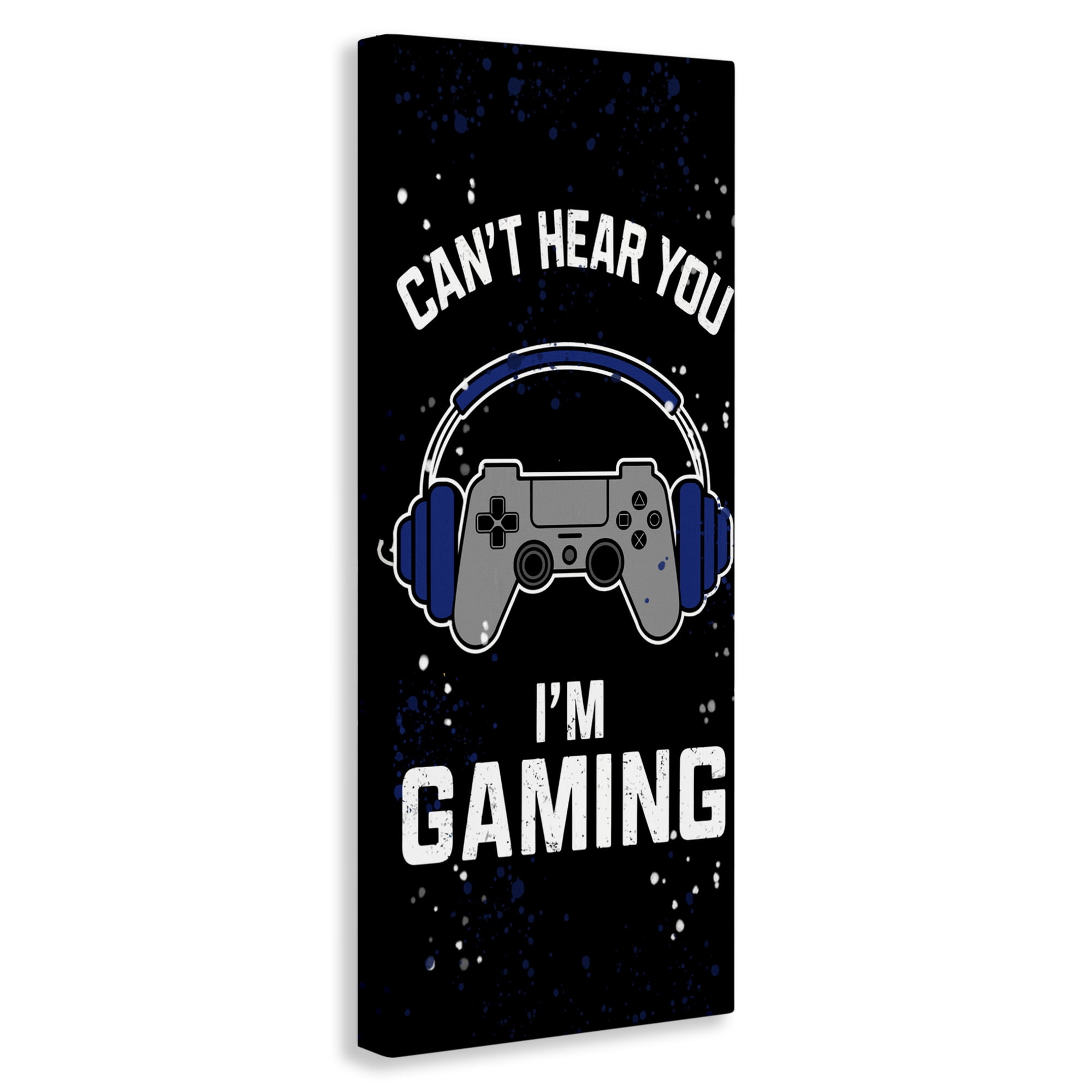 Stupell Industries Can't Hear You Gaming Canvas Wall Art, design by Kim Allen