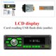 thumbnail image 1 of Reproductor MP3 para coche de 12 V y 1 DIN, radio FM, estéreo, Bluetooth, USB, AUX, TF, asistente de voz × 1-, 1 of 4