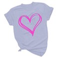 thumbnail image 4 of Fankiway Ensemble de Vêtements pour Femmes, Manches Courtes Imprimées, Col Rond, 2 Pcs, 4 of 5