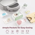 thumbnail image 5 of Momcozy Baby Carrier with Hip Seat, 2-in-1 Detachable Hip Seat Carrier for Toddlers up to 44lbs, Forward-Facing Carry for Active Babies Fits Waist Sizes up to 47 Inches, Gray, 5 of 6