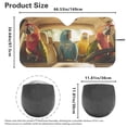 thumbnail image 4 of Yuyamidu Parrot Car Sun Shade Windshield Foldable Car Sunshade for Windshield Fashion Car Window Shades for Hatchback SUV Van Vehicle Blocks Sun Glare UV and Heat, 4 of 7
