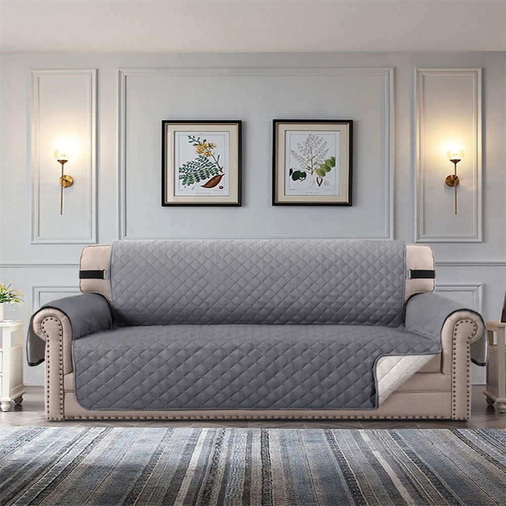 Sofa Covers, Waterproof Couch Cover 3 Cushion Couch Machine Washable, Omewoold Couch Cushion Covers Non Slip Furniture Protector Slipcover for Pets Dogs Kids Living Room (Gray, 70")