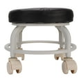 thumbnail image 2 of Tabouret Roulant, Tabouret Bas Roulant Noir Flexible Rotation 360 Degrés pour Bureau, 2 of 7