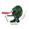 thumbnail image 2 of Minkissy Souffleur Manuel Extérieur Fer Outil de Barbecue Vert pour Camping 1Pcs, 2 of 7