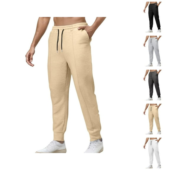 Sweatpants for Men - Comfortable Breathable Sweatpants with Pockets and Elastic Waistband for Gym & Training