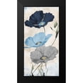 thumbnail image 2 of Grey, Jace 9x14 Black Modern Framed Museum Art Print Titled - Soft Florals, 2 of 5