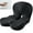 Black, variant on Memory Foam L-Shaped Integrated Seat Cushions, Ease Pelvic, and Tailbone Discomfort During Driving, Lumbar Support