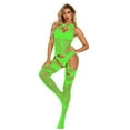 thumbnail image 1 of Bas Body pour Femmes à Entrejambe Ouvert sous-Vêtements Transparents Pyjama, 1 of 9