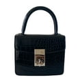 thumbnail image 2 of Women Shoulder Handbag Fashionable Retro Cute Small PU Handbag for Daily Work Shopping Black S, 2 of 8