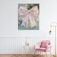 thumbnail image 3 of Stupell Industries French Country Iridescent Pink Bow in Garden Canvas Art, 30 x 40, by The Prints Vibe, 3 of 8