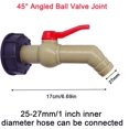 thumbnail image 3 of Adaptador de contenedor IBC de 1 pulgada con control de flujo preciso, conector de manguera de jardín de latón a prueba de fugas para tanque de agua de rosca gruesa, silicona antideslizante para un, 3 of 5