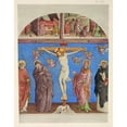 thumbnail image 2 of JOHANN ANTON RAMBOUX 15x18 Gold Ornate Wood Frame and Double Matted Museum Art Print Titled - Christ on the Cross in the Church of S. Domenico in Arezzo, 2 of 4