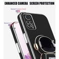thumbnail image 3 of Compatible with Redmi Note 11 Pro Case Silicone TPU Plating, Xiaomi Redmi Note 11 Pro Case Cute Astronaut Pattern Phone Case with Stand (Redmi Note 11 Pro, Black), 3 of 13