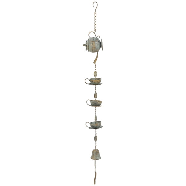 Rain Chimes Stainless Steel Rain Chains with a Bell 40.75 inch 862196