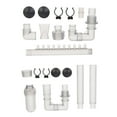 thumbnail image 2 of Miangastore 1 Set of Aquarium Intake Outflow Tube Fish Tank Filter Tube Plastic Fish Tank Water Pipe Accessory, 2 of 9
