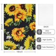thumbnail image 2 of 6 Pcs Funny Kitchen Towels,Black Sunflower White Flower Pattern Microfiber Dish Towels,Kitchen Tea Towels,Kitchen Towel Set (18" X 26"), 2 of 7