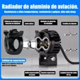 thumbnail image 4 of Un Par Luces Led Para Faros Motos Luz Auxiliares Lupa Autos, 4 of 8