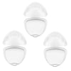 Hippie Hype Pacifier Holder Case, BPA Free Travel Container Box - Pack of 3