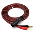 thumbnail image 2 of 4X Cable de Altavoz XLR A Banana, Cable de Audio XLR de 3 Pines Hembra A Doble Banana, Enchufe de 4 mm Chapado en A XLR3 Pro HiFi, 2 of 9