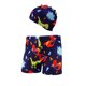 thumbnail image 1 of Odeerbi 2-8 Años Bañador de Playa Para Niños Con Gorro de Baño Bañador Con Estampado Hawaiano Bañador de Secado Rápido Shorts Bañador de Algodón Para Niños Verano Tallas Grandes, 1 of 4