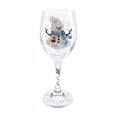 thumbnail image 2 of Snowman Christmas Holiday Stemware 12oz, Wine Glass with Smooth 2D Print, Festive Xmas Party Table Decor & Hostess Gift for Wine Lovers & Family, 2 of 4