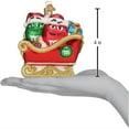 thumbnail image 4 of Old World Christmas M&M'S in Sleigh Glass Blown Ornament for Christmas Tree, 4 of 5