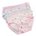 thumbnail image 3 of 12Pcs/set Cotton Children Girl Underwear Briefs Cartoon Flower Animal Pattern Lace Panties, 3 of 8