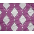 thumbnail image 5 of oneOone Polyester Lycra Violet Blue Fabric Ikat Sewing Material Print Fabric By The Yard 56 Inch Wide, 5 of 6
