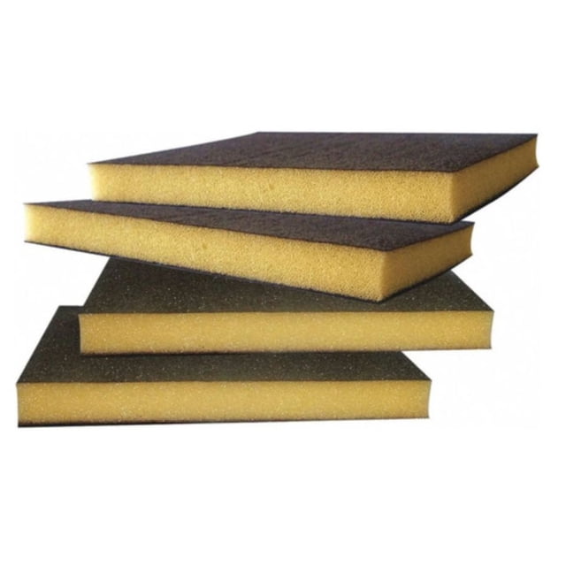 40pz Esponjas Lijas Duo Fandeli Abrasiva Grano 220 Flexible uso en Lacas Madera Metal y Pinturas