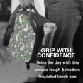 thumbnail image 6 of Lsque Retro Bunny Floral Lunch Bag Lunch Box for Women Men Reusable Insulated Lunch Tote Bag,Leakproof Thermal Cooler Sack Food Handbags Case High Capacity, 6 of 9