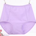 thumbnail image 2 of Lumosvexa Women's Plus Size Briefs Comfortable High Waist Soft Cotton Daily Shorts Panties XL, 2 of 3