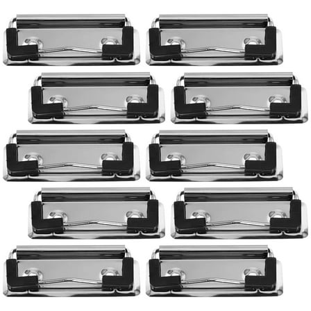 unbranded  18 Pcs Folder Clip Basic Fasteners Binder Clips Paper Nurse Silver