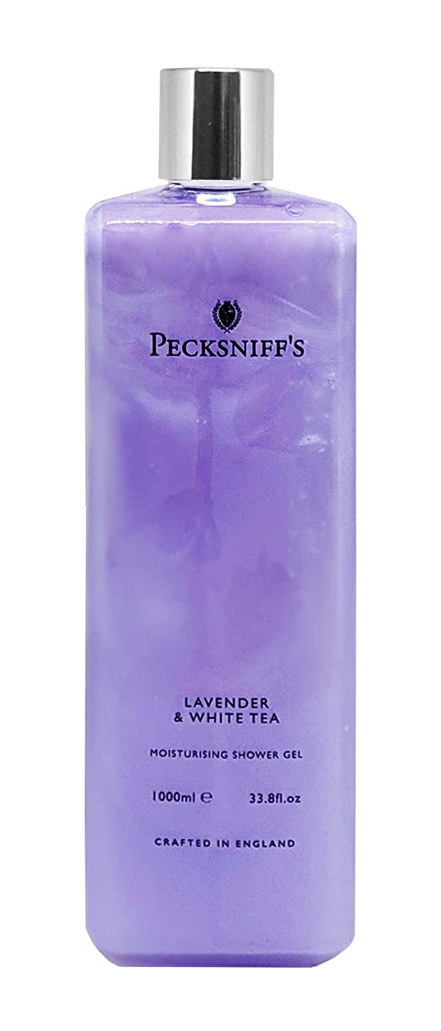 Pecksniffs Lavender & White Tea Vitamin Enriched 33.8 Fl.Oz. Shower Gel