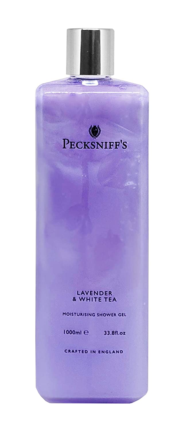 Pecksniffs Lavender & White Tea Vitamin Enriched 33.8 Fl.Oz. Shower Gel from England - image 1 of 2