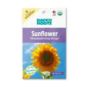 Back to the Roots Organic Mammoth Grey Stripe Sunflower Seeds, 1 Packet