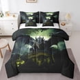 thumbnail image 1 of YST 7Pcs Dinosaur Comforter Set, 3D Wild Dinosaur Bedding for Kids, Full Size, 1 of 5