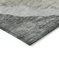 thumbnail image 5 of HomeRoots 580776 9 x 12 ft. Abstract Washable Indoor & Outdoor Rectangle Area Rug, Charcoal, Gray & Taupe, 5 of 5