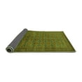 thumbnail image 2 of Ahgly Company Indoor Round Oriental Green Industrial Area Rugs, 5' Round, 2 of 4