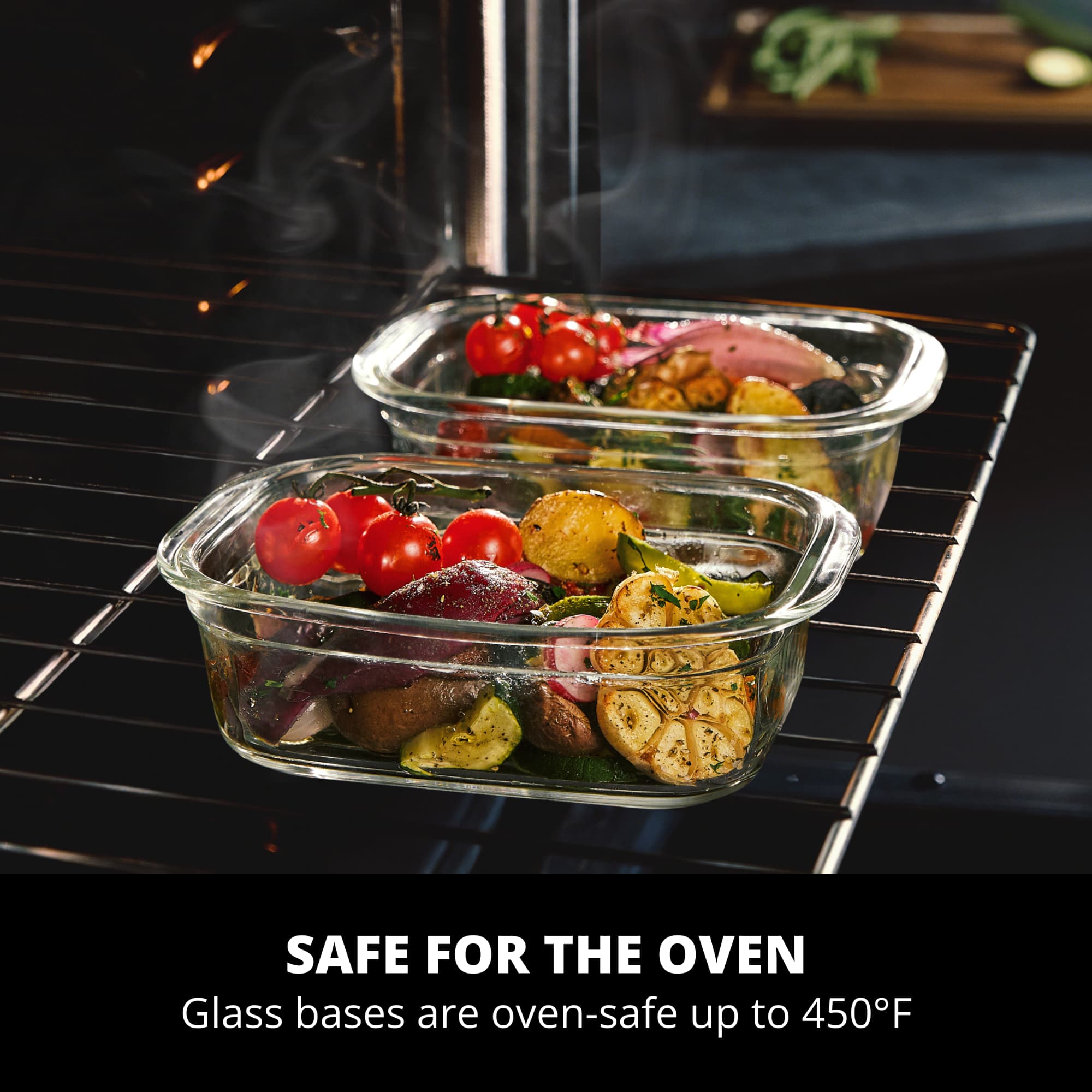 Rubbermaid Brilliance Glass Food Storage Container, 3.2 Cup photo 2