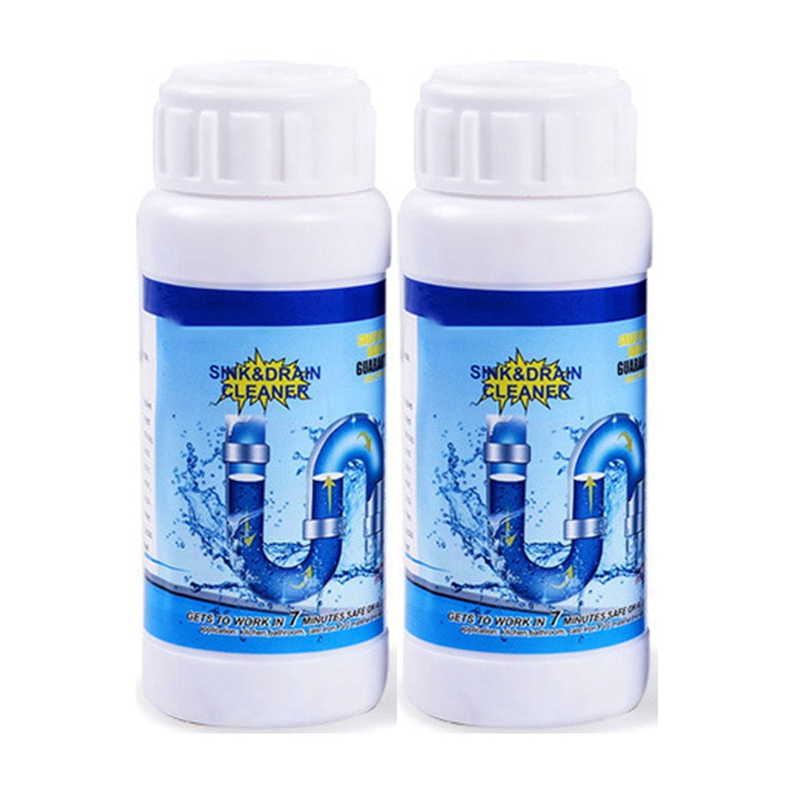 Pequa Heavy Duty Drain Opener - 64 Oz Industrial Strength Non-Acid Formula (4 Pack)