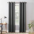 thumbnail image 2 of No. 918 Nathan Casual Textured Semi-Sheer Grommet Curtain Panel, 2 of 7