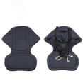 thumbnail image 4 of Asiento de kayak impermeable con bolsa de almacenamiento Asientos de pesca portátiles antideslizantes Paddling Barco a la Negro, 4 of 8