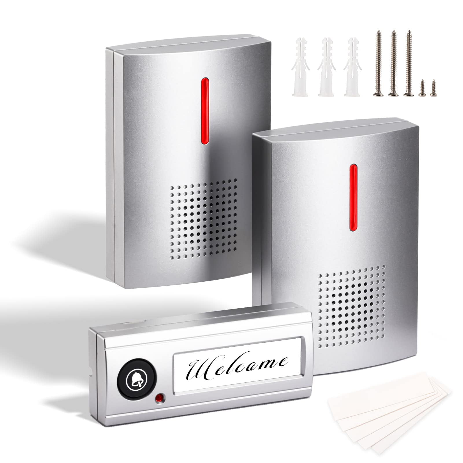Wireless Doorbell, Wireless Door Bells Chime Kit with Adjustable 36