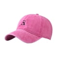 thumbnail image 2 of Embroidery Solid Color Duck Hat Trend Personality Outdoor Print Breathable Mesh Hat, 2 of 4
