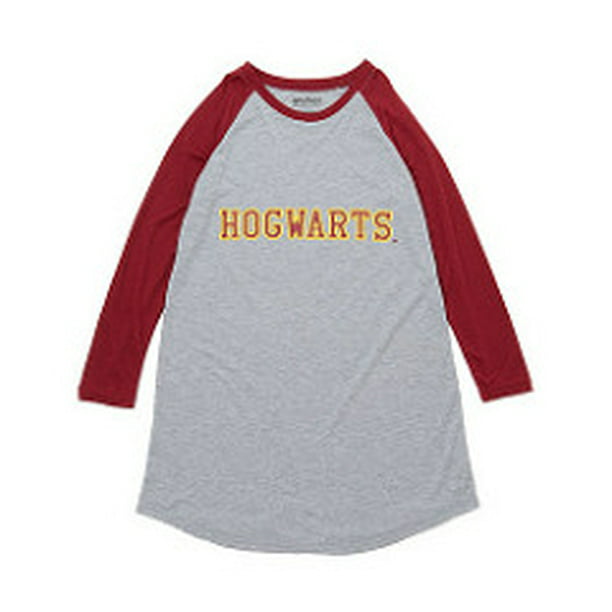 Harry Potter Harry Potter Girls Hogwarts Raglan Sleep Shirt Gown