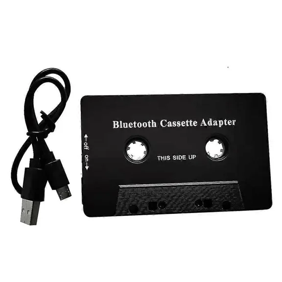 GTB Universal Cassette Bluetooth 5.0 Audio Car Tape Aux Stereo Adapter With Mic For Phone Mp3 Aux Cable