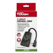 Hyper Tough Photocell Photocell Dusk to Dawn Outdoor Timer, 1 Outlet, 3-Pronged Outlet, 10 Amps
