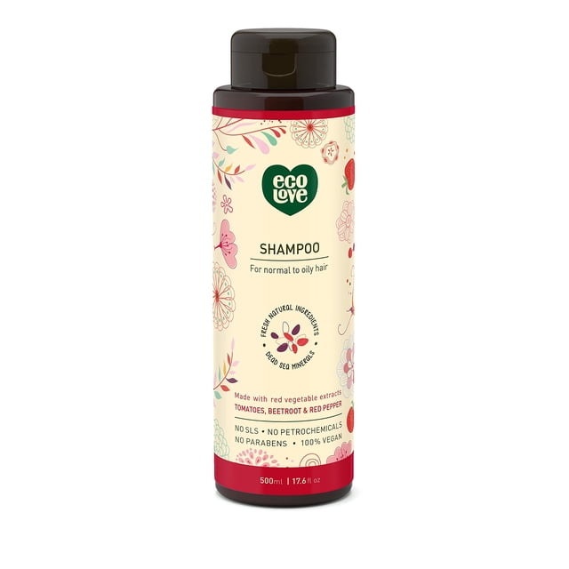 Champú EcoLove Natural para cabello normal y graso 520 ml